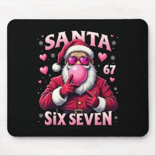 Pink Meme Xmas Boys Girls Mouse Mat