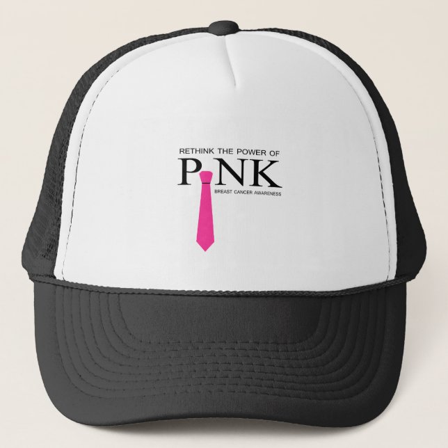 PINK MEN RETHINK.png Trucker Hat (Front)