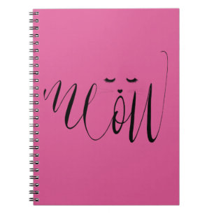 Pink Meow Cat Notebook
