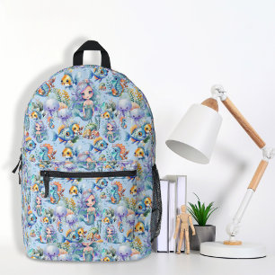 Pink Mermaid Backpack