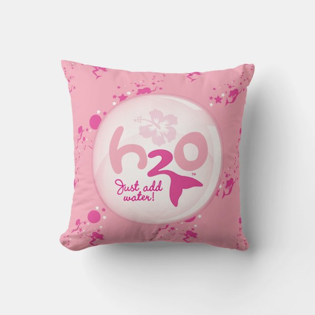 Pink Mermaid Pattern Cushion (Front)
