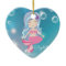 Pink Mermaid Personalised Christmas Ornament