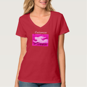 Pink mermaid pointing Thunder_Cove T-Shirt
