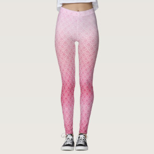 Pink Mermaid Scaly Legs Leggings