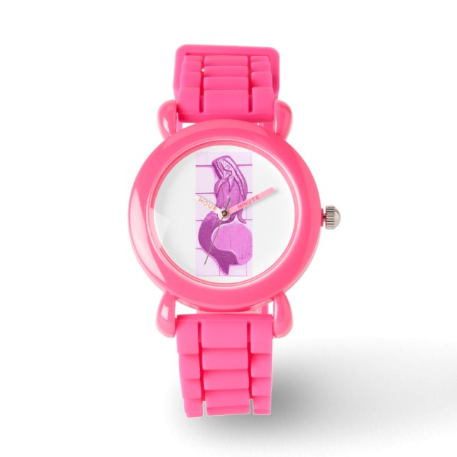 pink mermaid watch (Front)