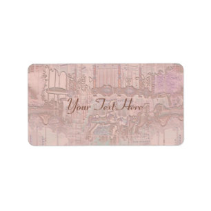 Pink Merry-Go-Round Horses Label