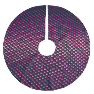 Pink metallic futuristic abstract background. brushed polyester tree skirt