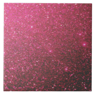 pink metallic glitter tile