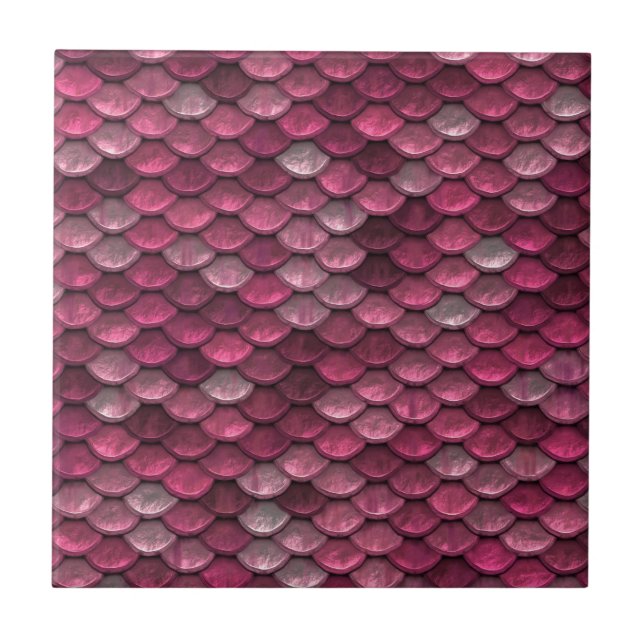 Pink Metallic Pattern Tile (Front)