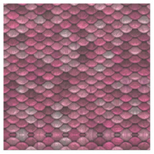 Pink Metallic Scales Texture Fabric