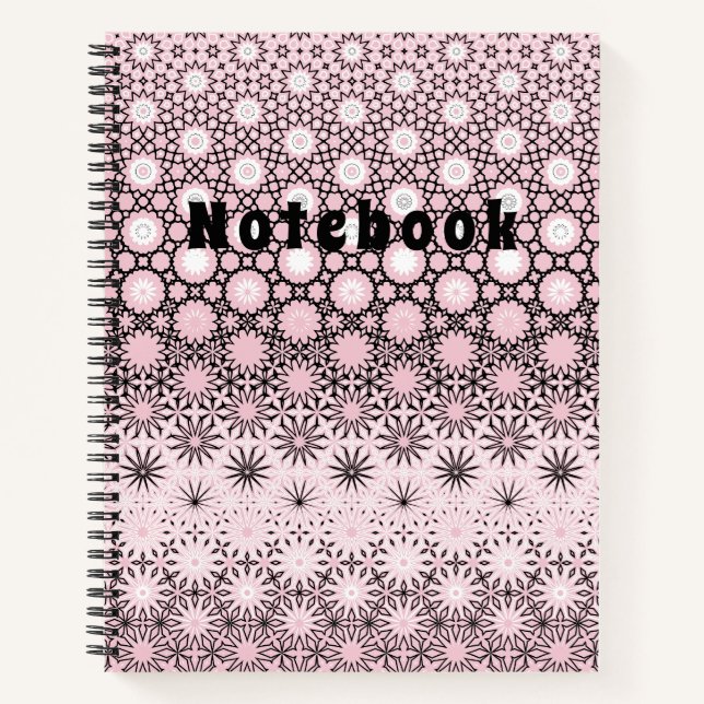 Pink Metamorphosis Design Notebook (Front)