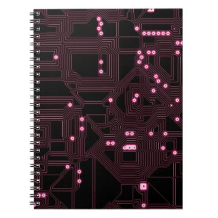 pink micro chip circuit backgroundbackground,3d,ab notebook
