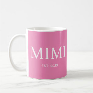 Pink Mimi Established Grandma Coffee Mug