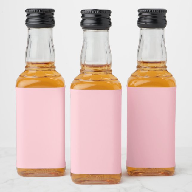 Pink Mini Liquor Label (Bottles)
