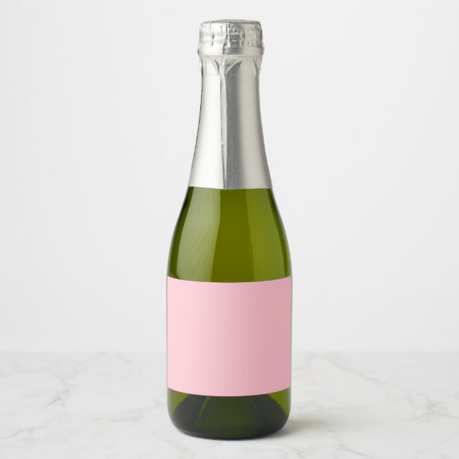 Pink Mini Sparkling Wine Label (Front)