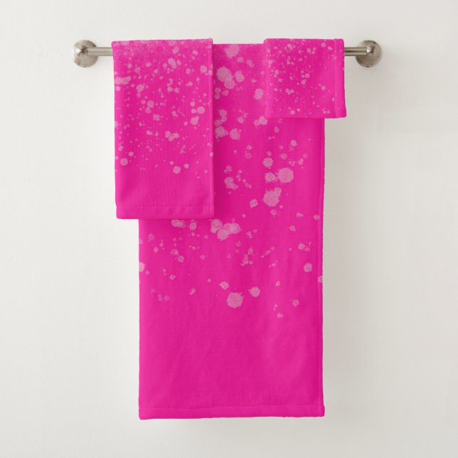 Pink Minimalism  Bath Towel Set (Insitu)