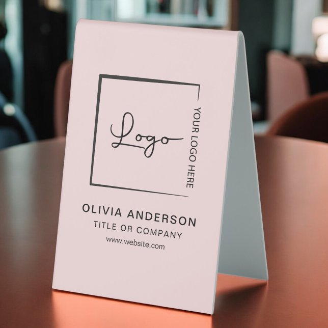 Pink Minimalist Business Logo Professional Modern (Creator Uploaded)