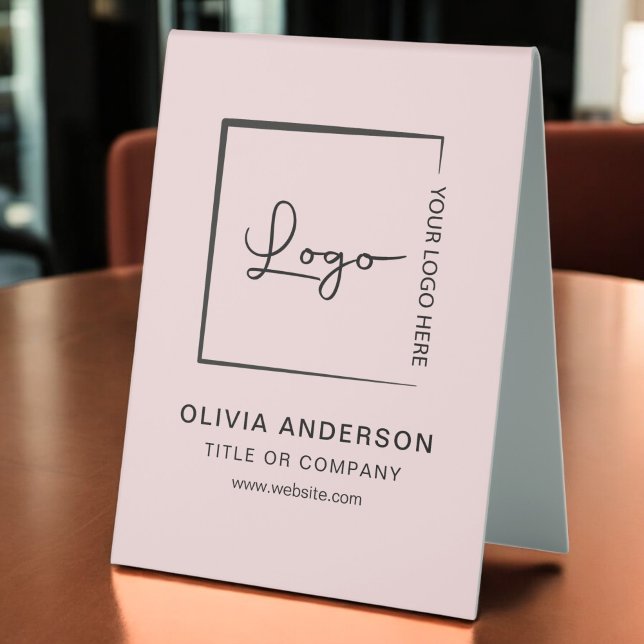 Pink Minimalist Business Logo Professional Modern (Creator Uploaded)