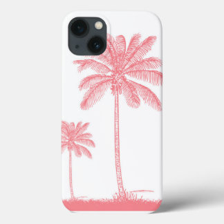 Pink Minimalist Palm Tree Phone Case iPhone /iPad