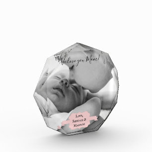 Pink Minimalist Photo Mother's Day