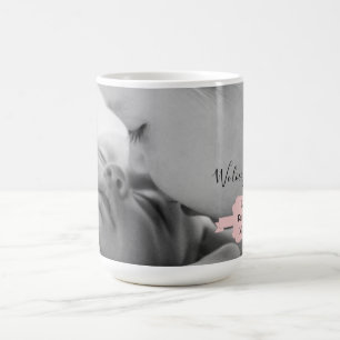 Pink Minimalist Photo Mother's Day Coffee Mug