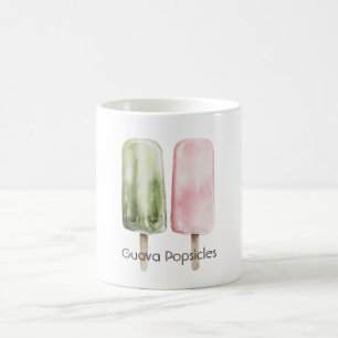 Pink Mint Green Guava Popsicles Coffee Mug