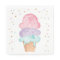 Pink Mint Ice Cream Cone Confetti Paper Napkins