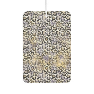 Pink Mint Leopard Print Car Air Freshener