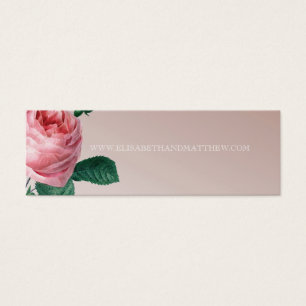 Pink Mist Rose Wedding Website