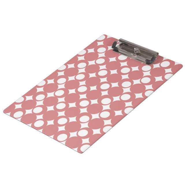 Pink Mod Ball Design @ Emporio Moffa Clipboard (Angled)