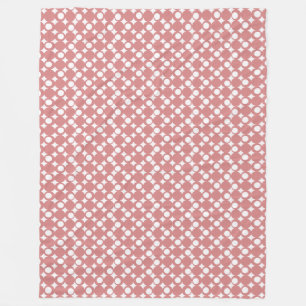 Pink Mod Ball Design @ Emporio Moffa Fleece Blanket