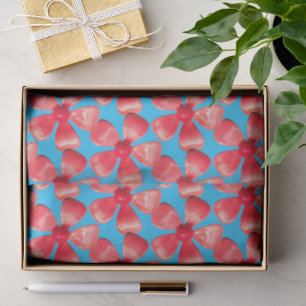 Pink MOD Flower Spring Summer Floral Birthday MCM Tissue Paper