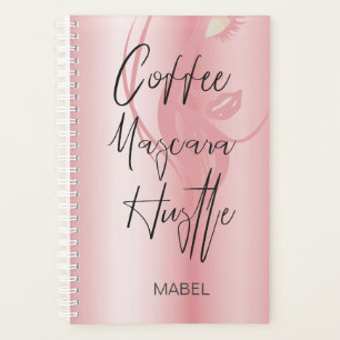Pink Modern Chic Typography Hustle Planner