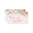 Pink Modern Floral House Cleaning Services