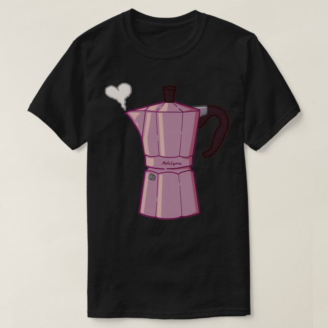 Pink Moka T-Shirt (Design Front)