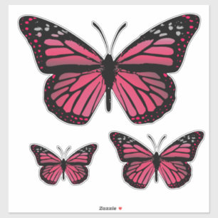 Pink Monarch Butterflies