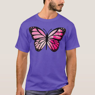 Pink monarch butterfly colorful butterfly Monarch  T-Shirt