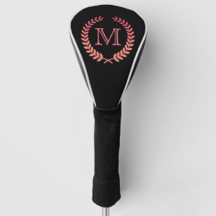 Pink Monogram Golf Head Cover