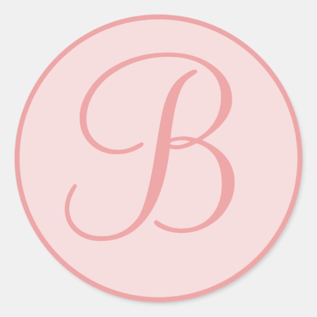 Pink Monogrammed Personal Seals (Front)