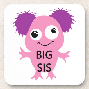 Pink Monster Big Sister Coaster