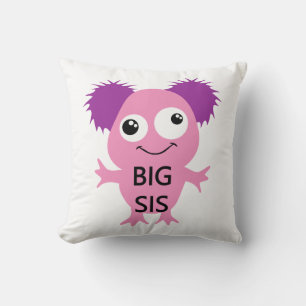 Pink Monster Big Sister Cushion