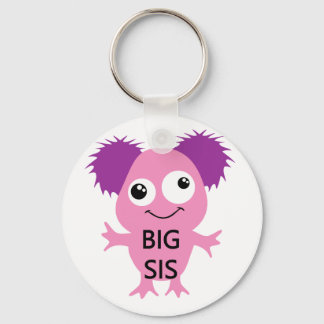 Pink Monster Big Sister Key Ring