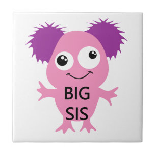 Pink Monster Big Sister Tile