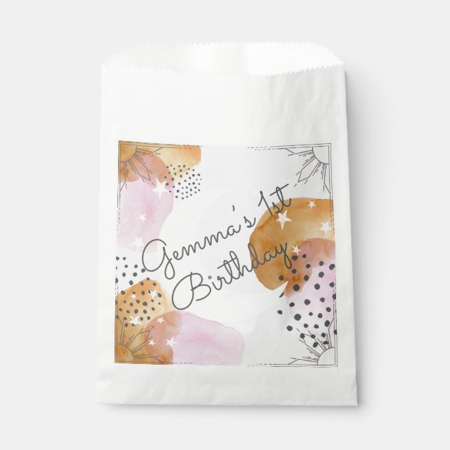 Pink Moon Favour Bags (Front)