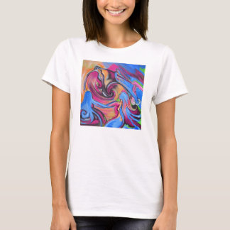 Pink Moon Lovelies V-neck T-shirt