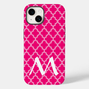 Pink Moroccan Moods Quatrefoil Case-Mate iPhone 14 Case