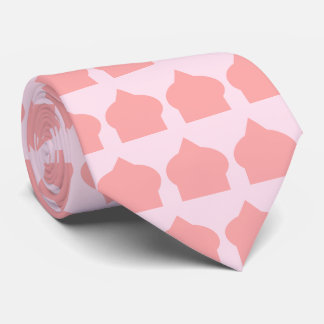 Pink Moroccan Pattern Design Tie