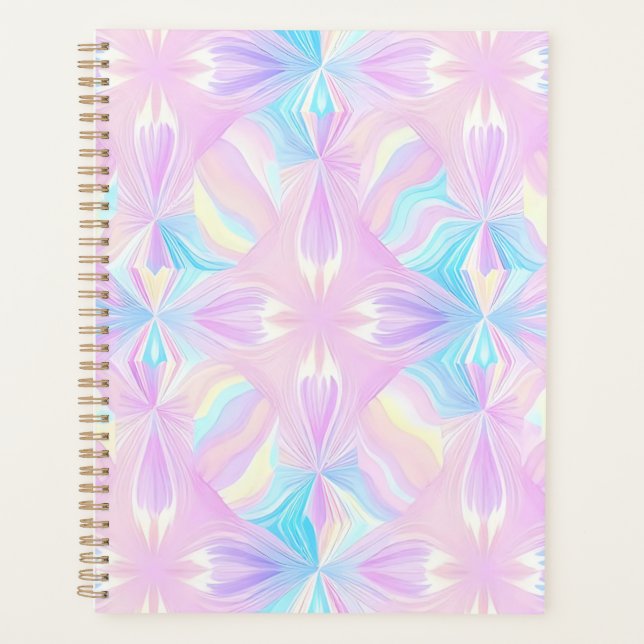 pink mosaic effect planner  (Front)