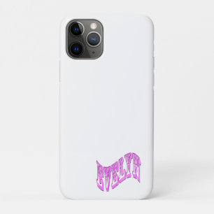 Pink Mosaic Evelyn Name,  iPhone 11 Pro Case