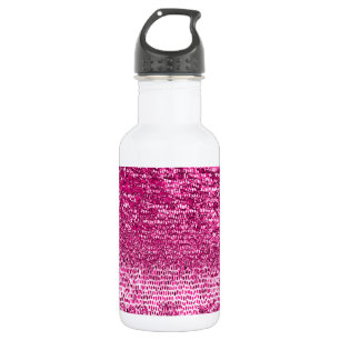 Pink mosaic pattern 532 ml water bottle